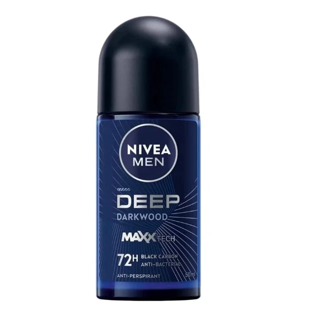 Antiperspirant Roll On Nivea Men Deep Dark Wood 50ml 